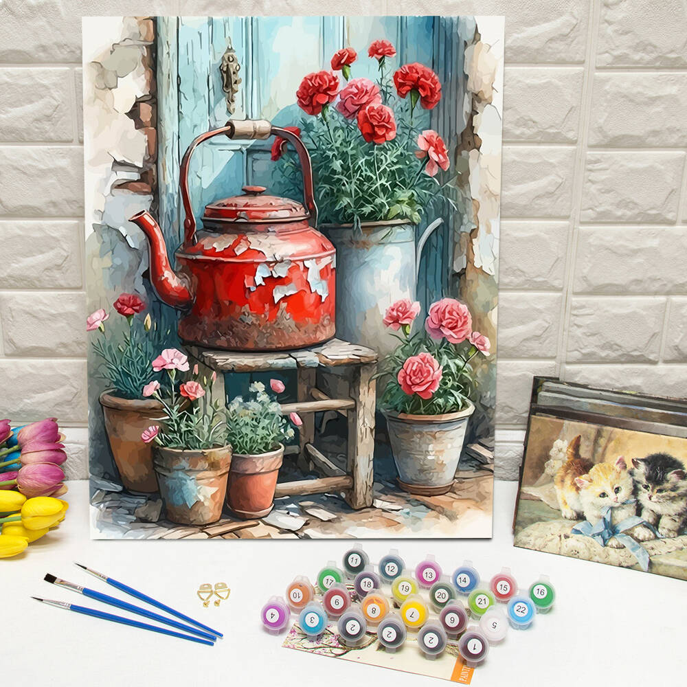Art Craft Door - Obraz olejny według numerów krajobraz górski