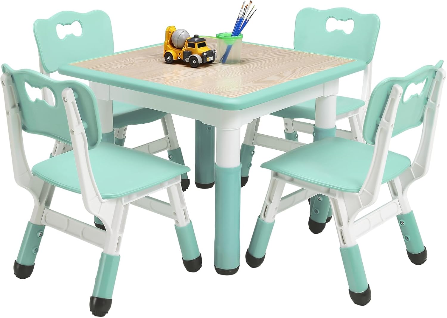 Art Craft Toddlers - TackView 23-calowy zestaw stołu i 4