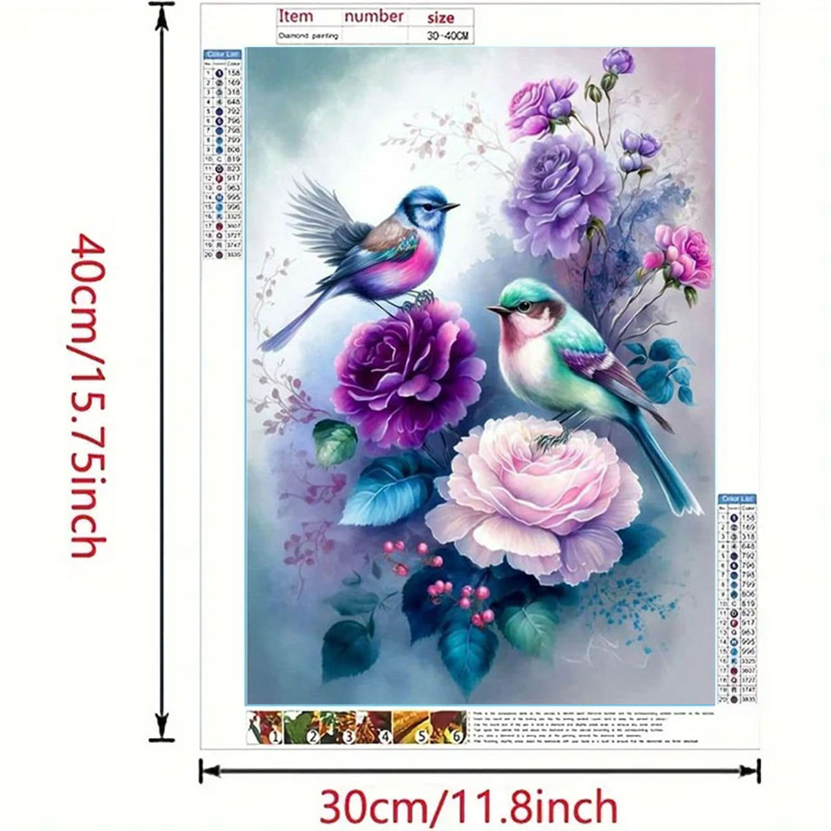 Art Craft Adult - 1 zestaw diamentowych obrazów z motywem