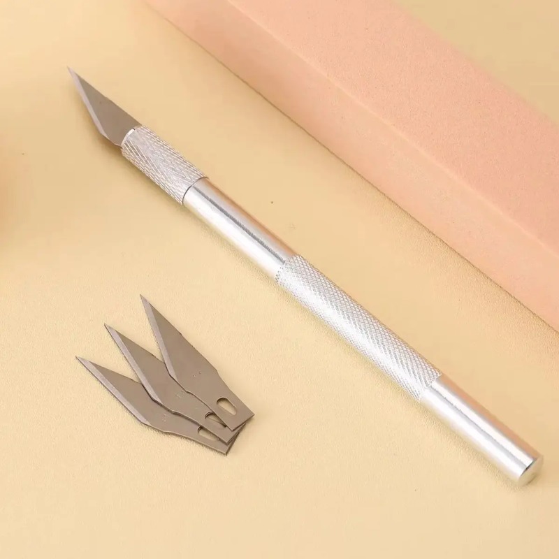Art Craft Stationery - Nóż rzemieślniczy metalowy antypoślizgowy do grawerowania,