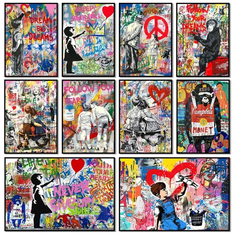 Art Craft Love - Pop Street Graffiti Wall Art Banksy