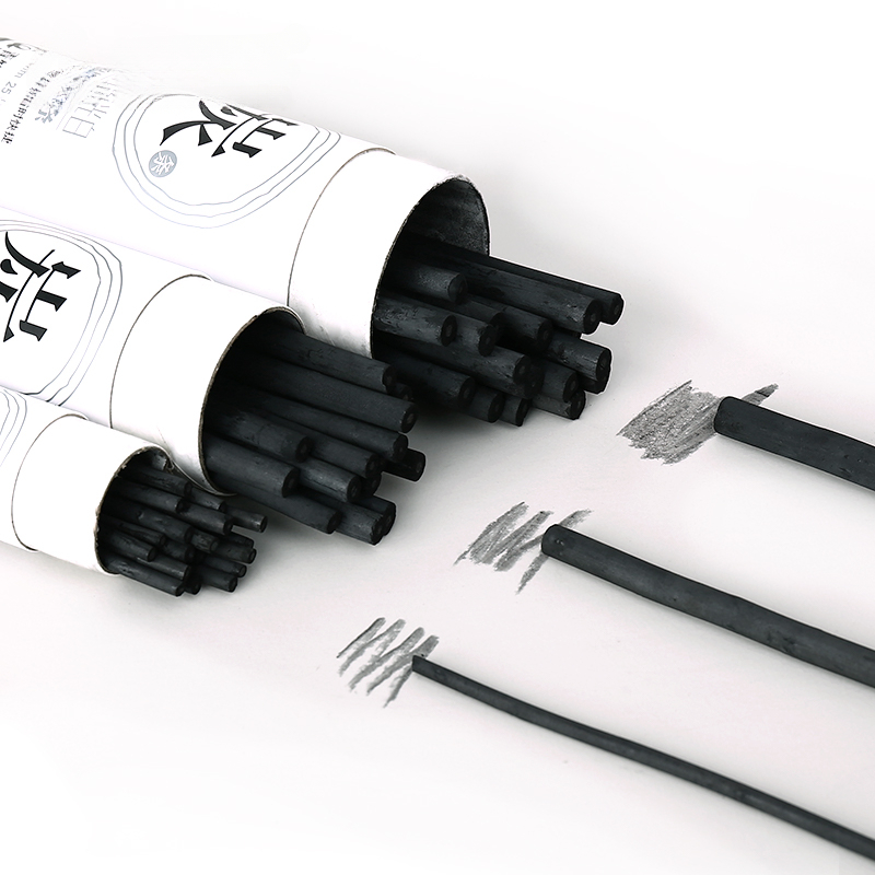 Sketching Charcoal Set - 25 szt. Pałeczki z węglem drzewnym