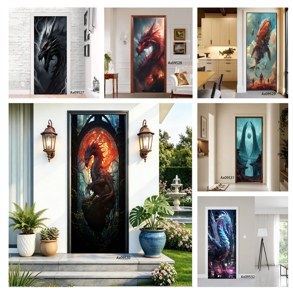 Art Craft Door - Fantazyjne naklejki na drzwi z motywem