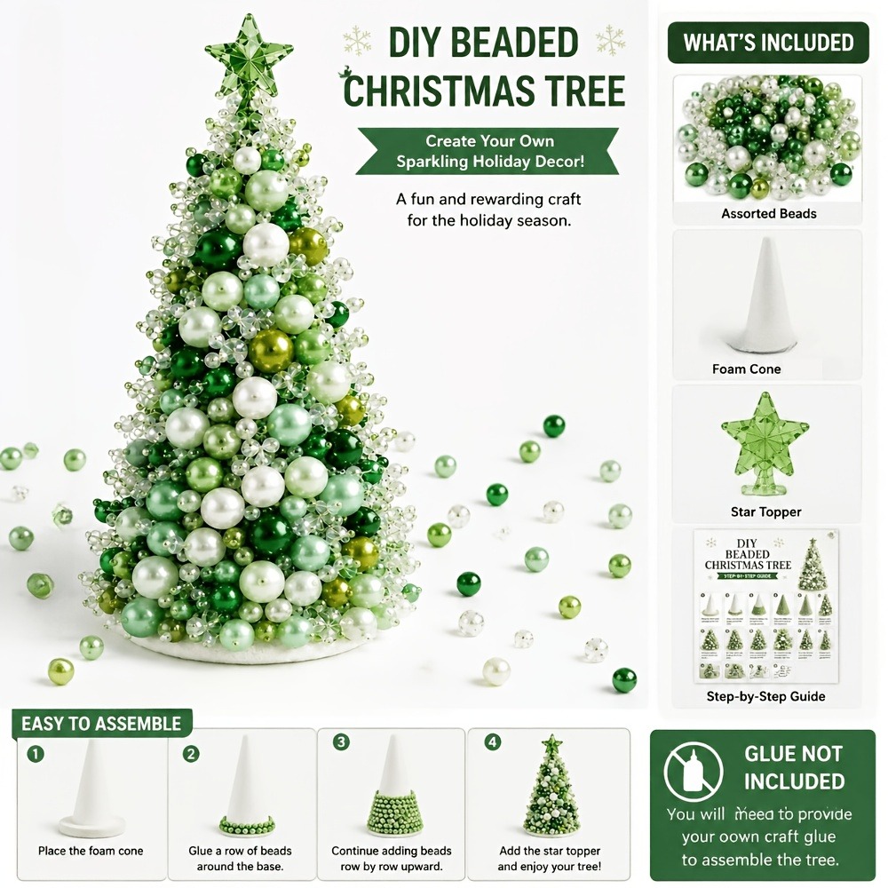 Art Craft Christmas Tree - Zestaw do samodzielnego wykonania choinki z