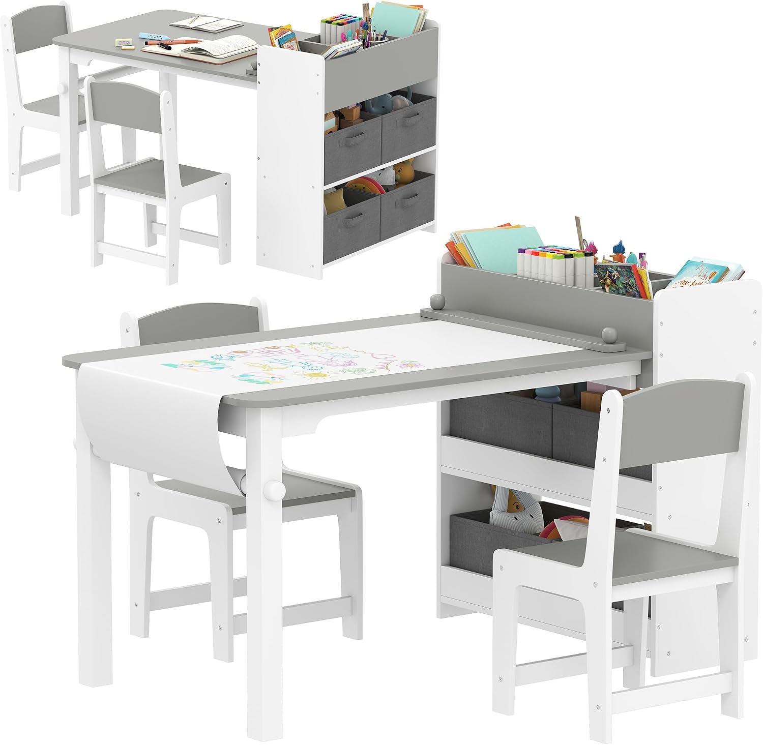 Art Craft Toddlers - Stolik i krzesło dla dzieci z