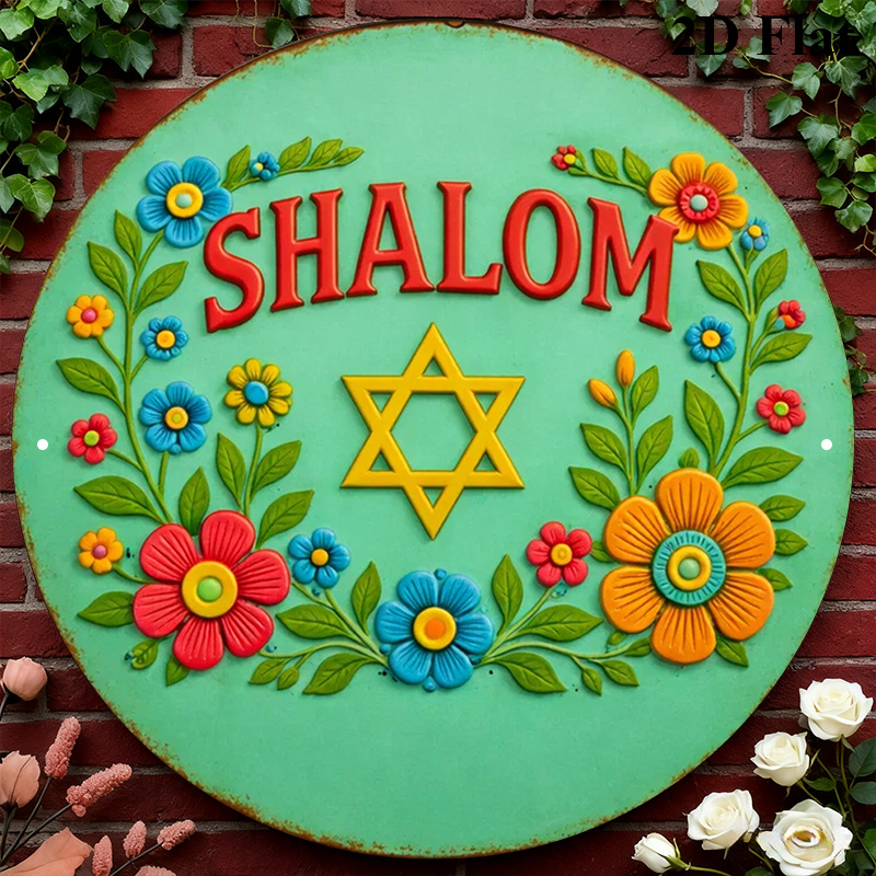 Art & Craft Kids Salon - CIFBUY Shalom Gwiazda Dawida Aluminiowa Dekoracja