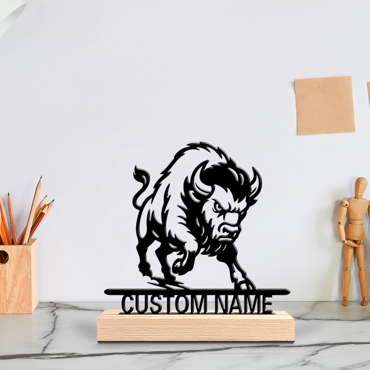 Art Craft Decoration - 1 szt. Minimalistyczna statuetka lwa z