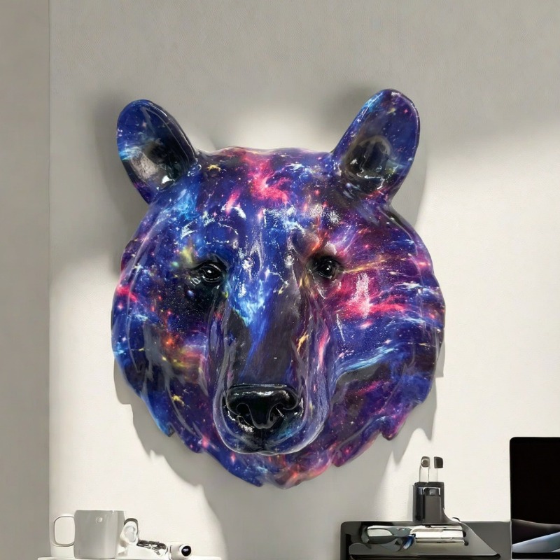 Art Craft Lion - Dekoracja ścienna w stylu vintage z