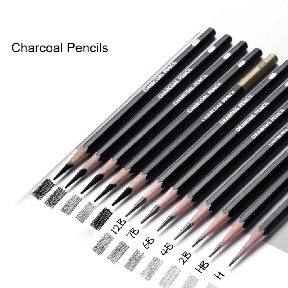 Profesjonalny zestaw ołówków g – Sketching Charcoal Set recenzja i cena