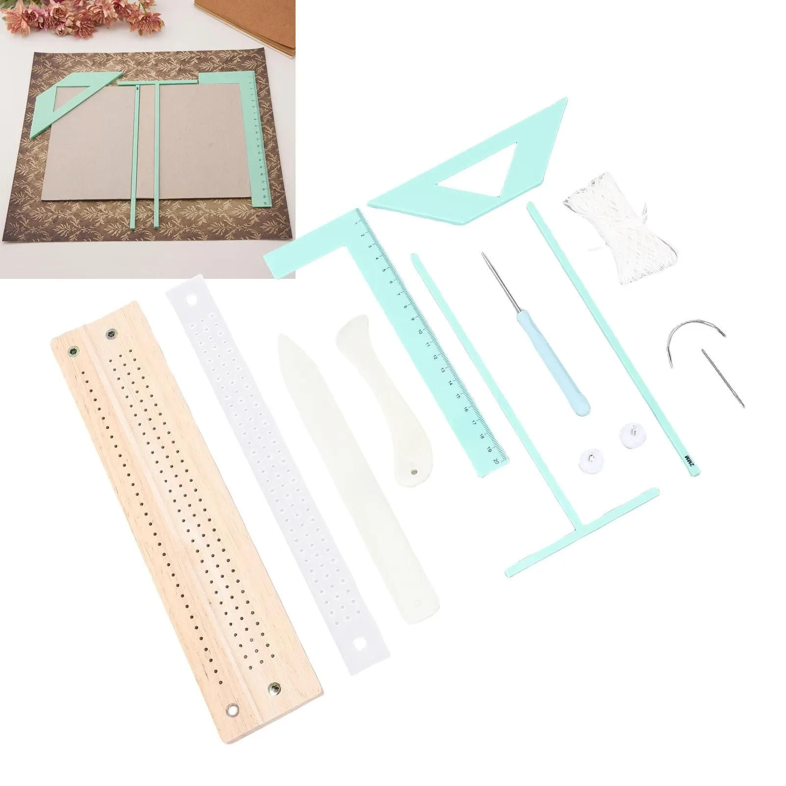 Zestaw narzędzi do oprawy ksią – Bookbinding Supply Kit recenzja i cena