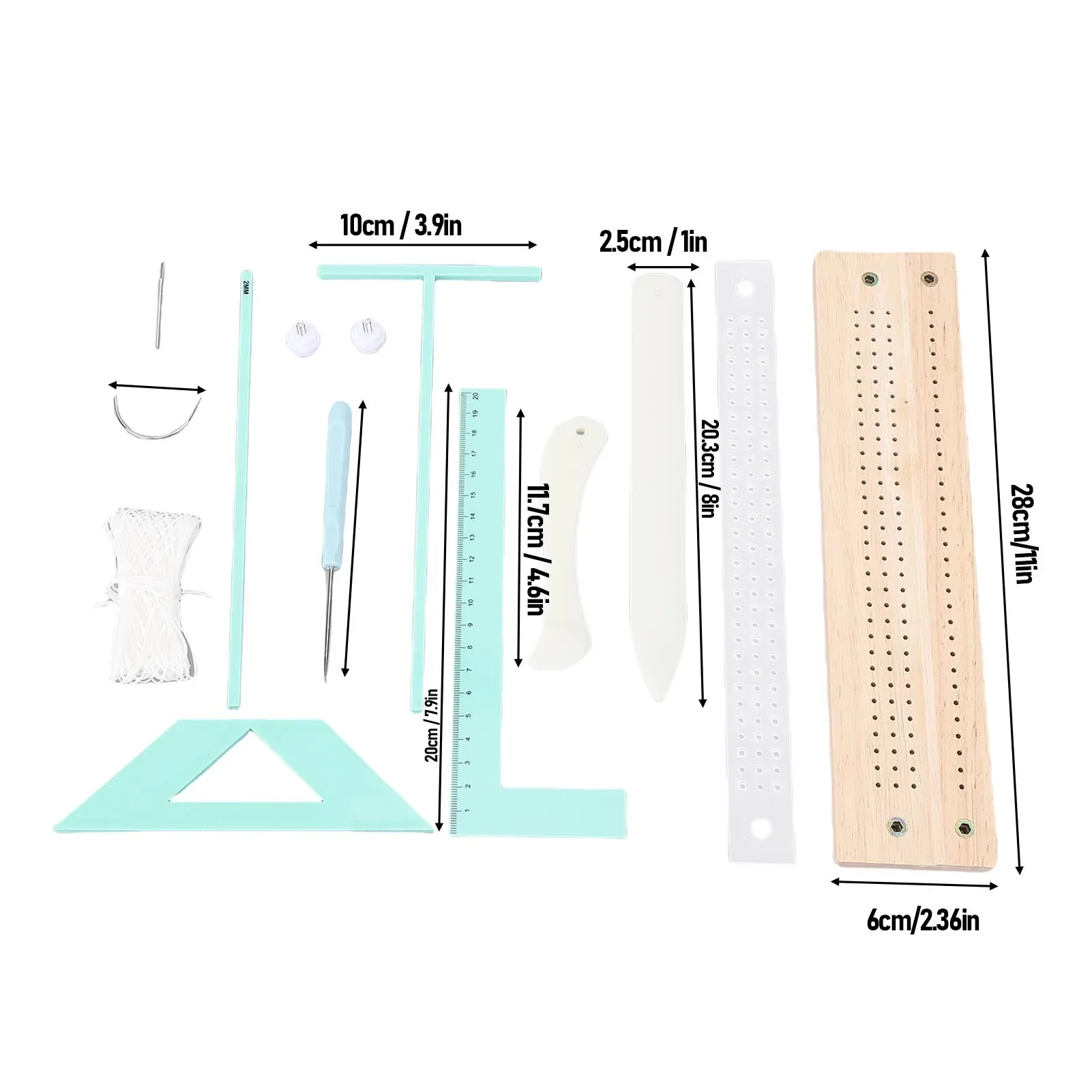Zestaw narzędzi do oprawy ksią – Bookbinding Supply Kit recenzja i cena
