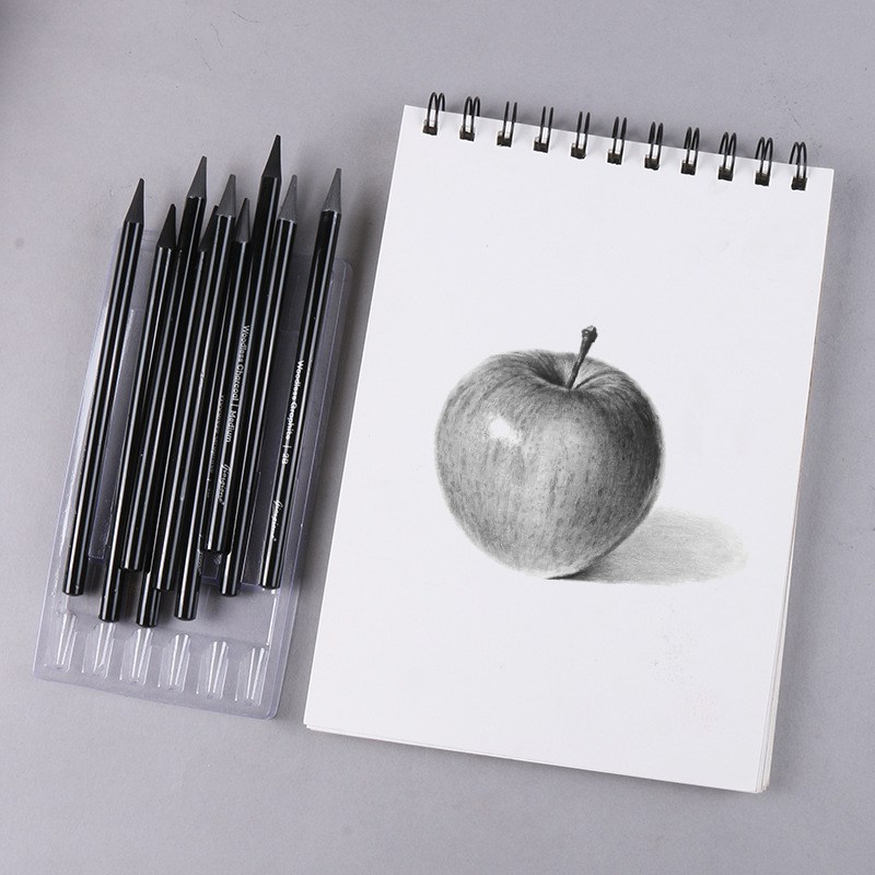Zestaw grafitowych ołówków do  – Sketching Charcoal Set recenzja i cena
