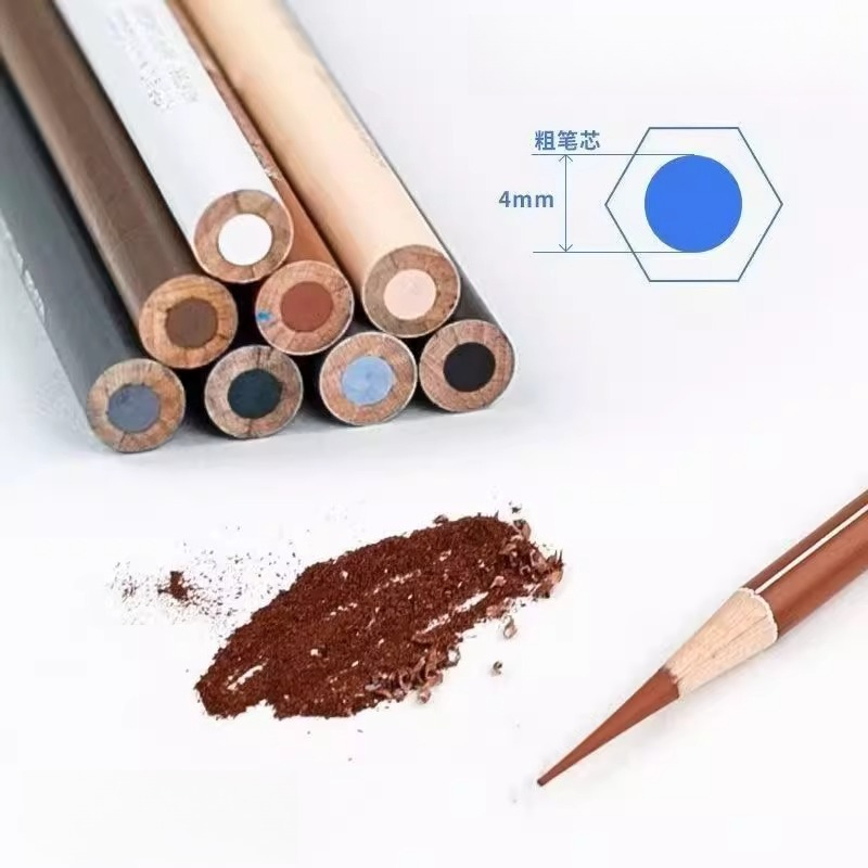 MIYA Kolorowe ołówki węglowe 8 – Sketching Charcoal Set recenzja i cena