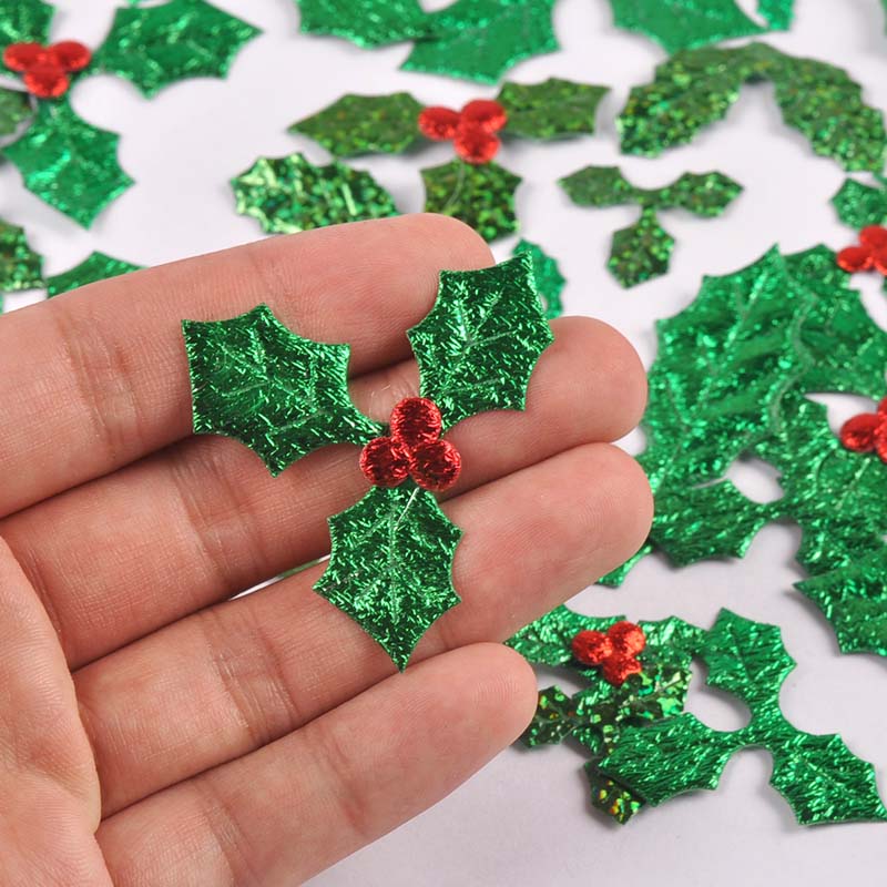 100 sztuk 25-60mm liście choin – Art Craft Christmas Tree recenzja i cena