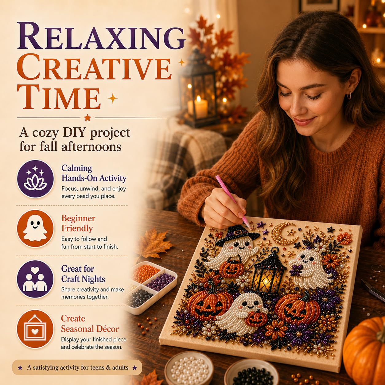 Zestaw Artystyczny z Perłami n – Art Craft Adult recenzja i cena