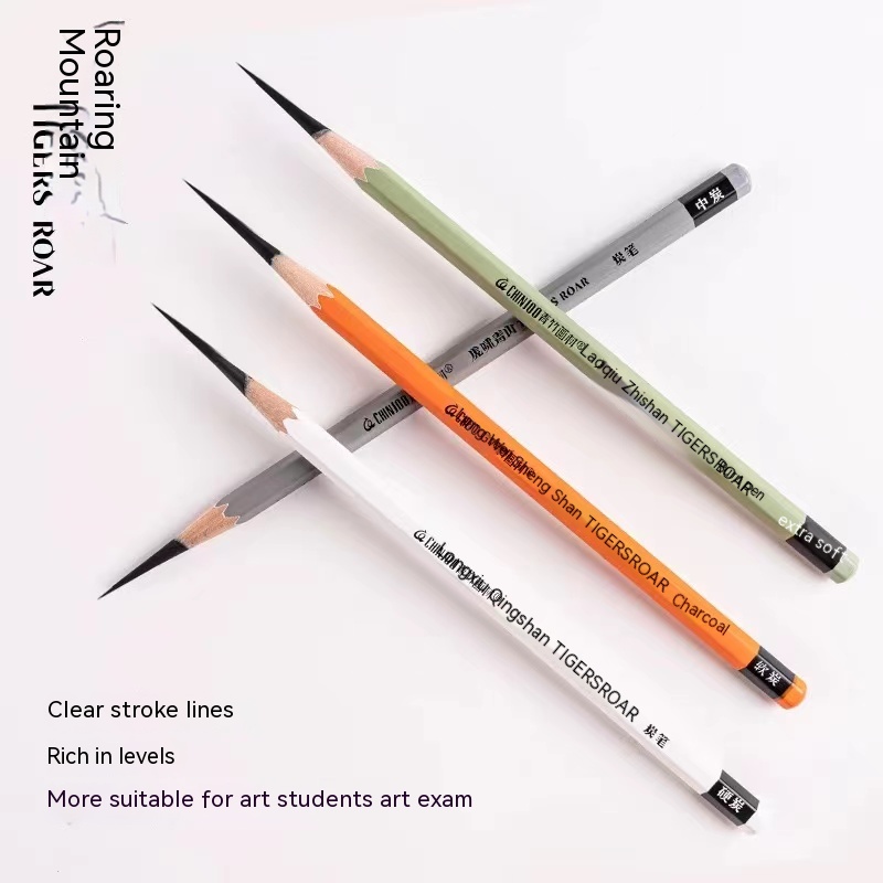 10 paczek szkic czarny ołówek  – Sketching Charcoal Set recenzja i cena