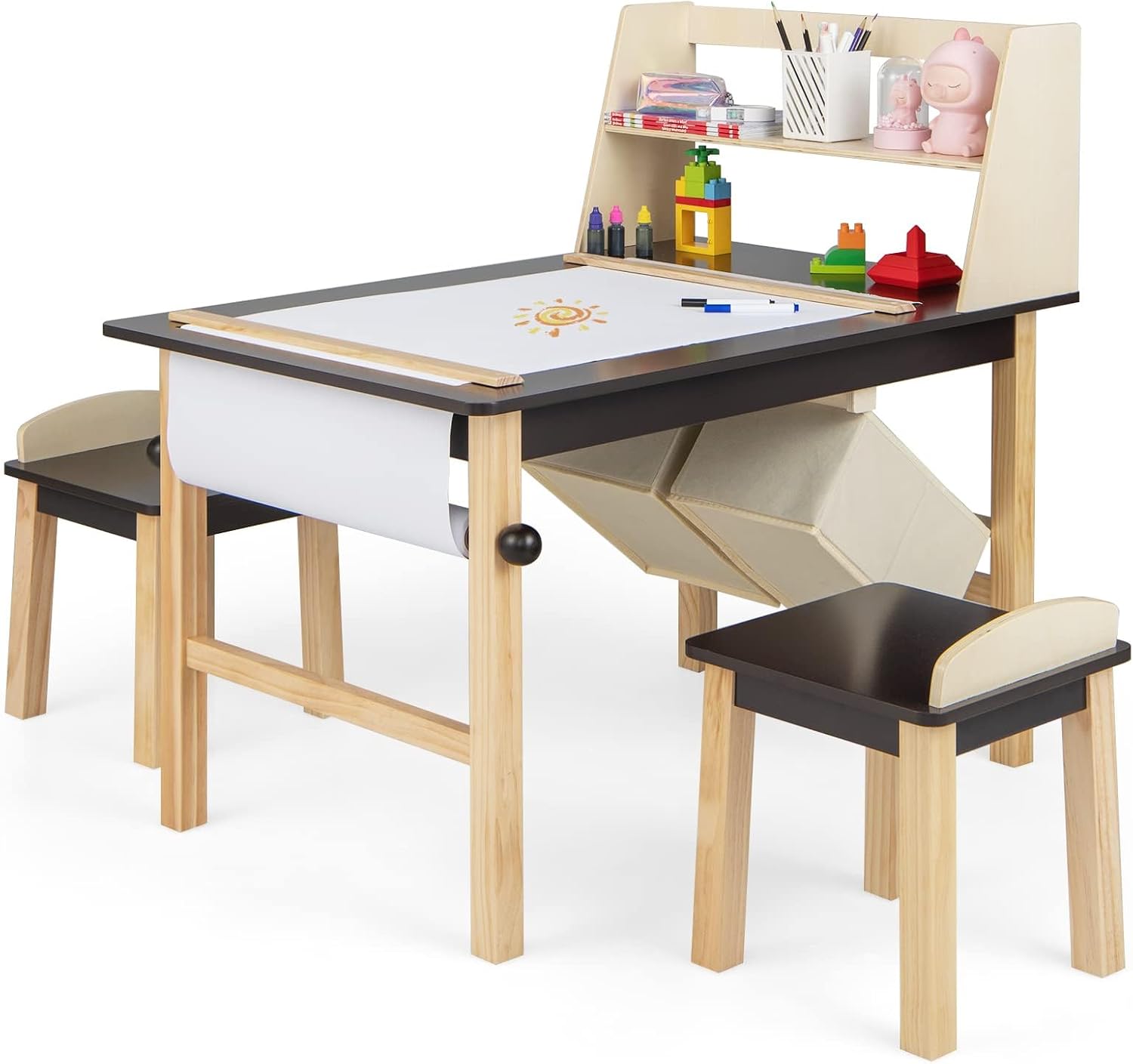 Drewniany stolik i krzesła dla – Art Craft Toddlers recenzja i cena