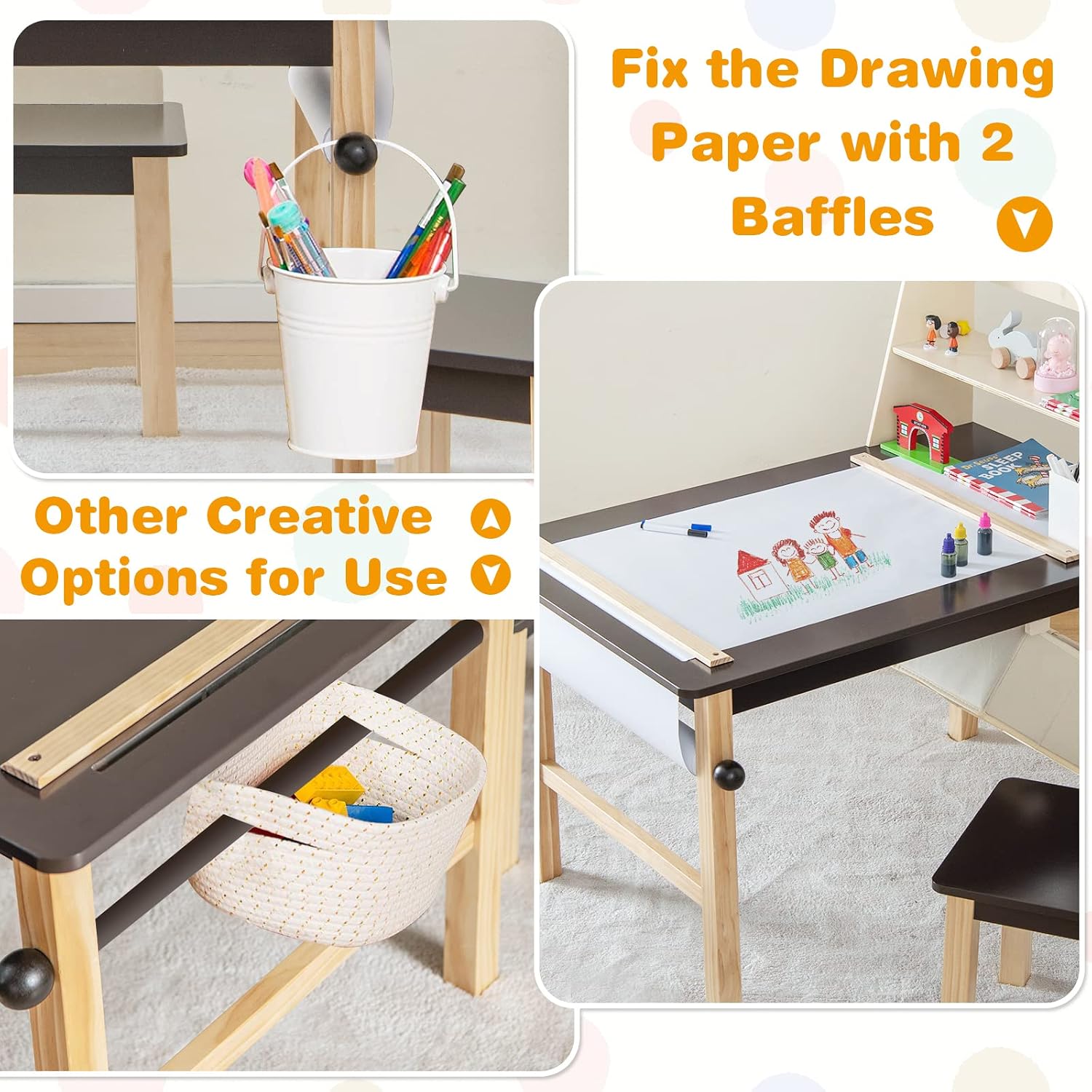 Drewniany stolik i krzesła dla – Art Craft Toddlers recenzja i cena