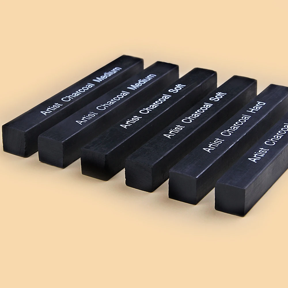 6 sztuk zestaw sztabek węglowy – Sketching Charcoal Set recenzja i cena