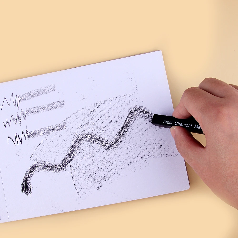 6 sztuk zestaw sztabek węglowy – Sketching Charcoal Set recenzja i cena