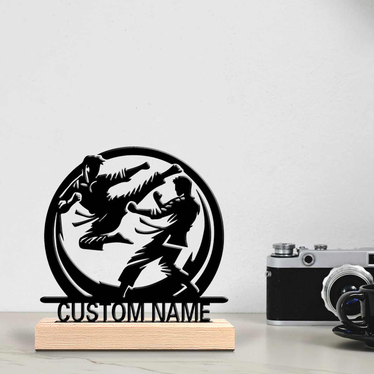 1 szt. Modna metalowa statuetk – Art Craft Decoration recenzja i cena