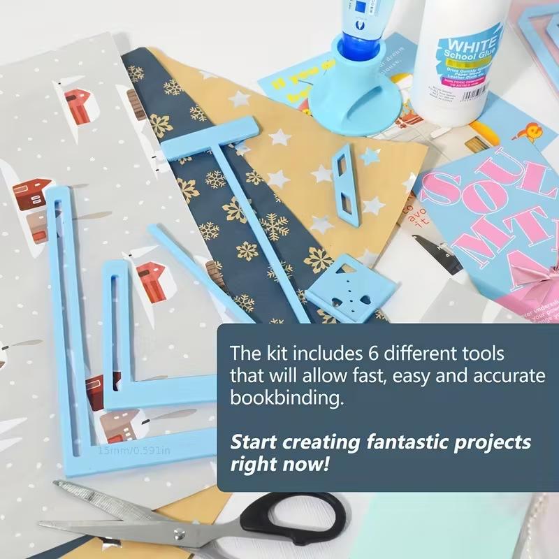 6 szt. Narzędzi do scrapbookin – Bookbinding Supply Kit recenzja i cena