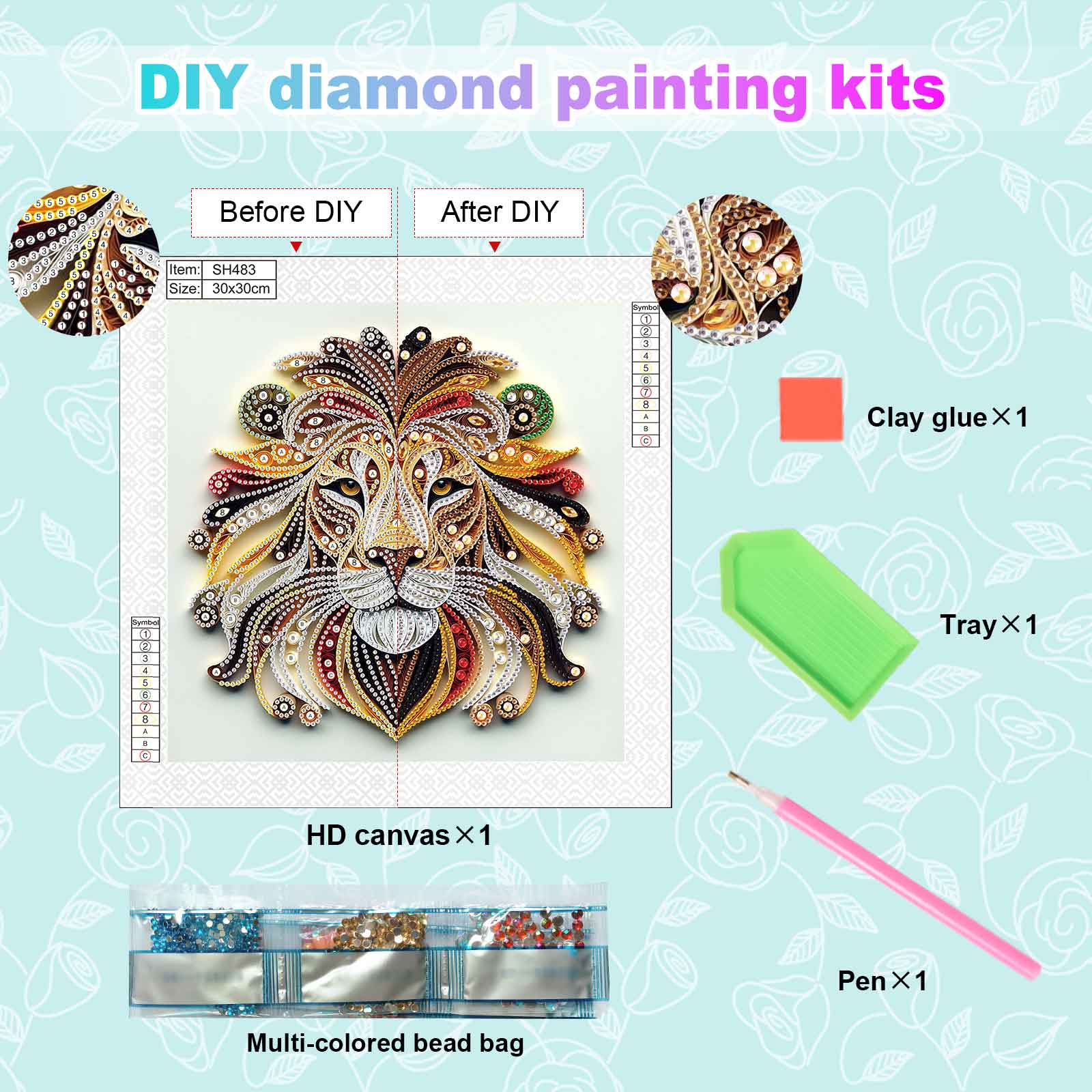 Zestawy diamentowe o specjalny – Art Craft Lion recenzja i cena