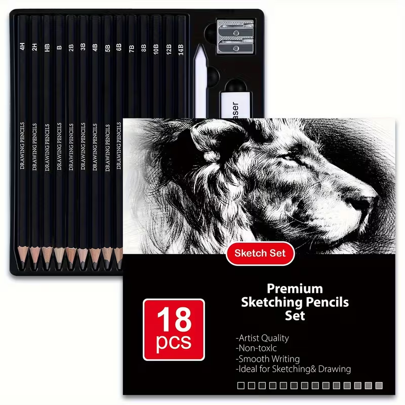 Zestaw ołówków do szkicowania  – Sketching Charcoal Set recenzja i cena