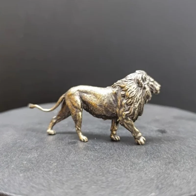 Mini Mosiężna Rzeźba Lwa, Ręko – Art Craft Lion recenzja i cena