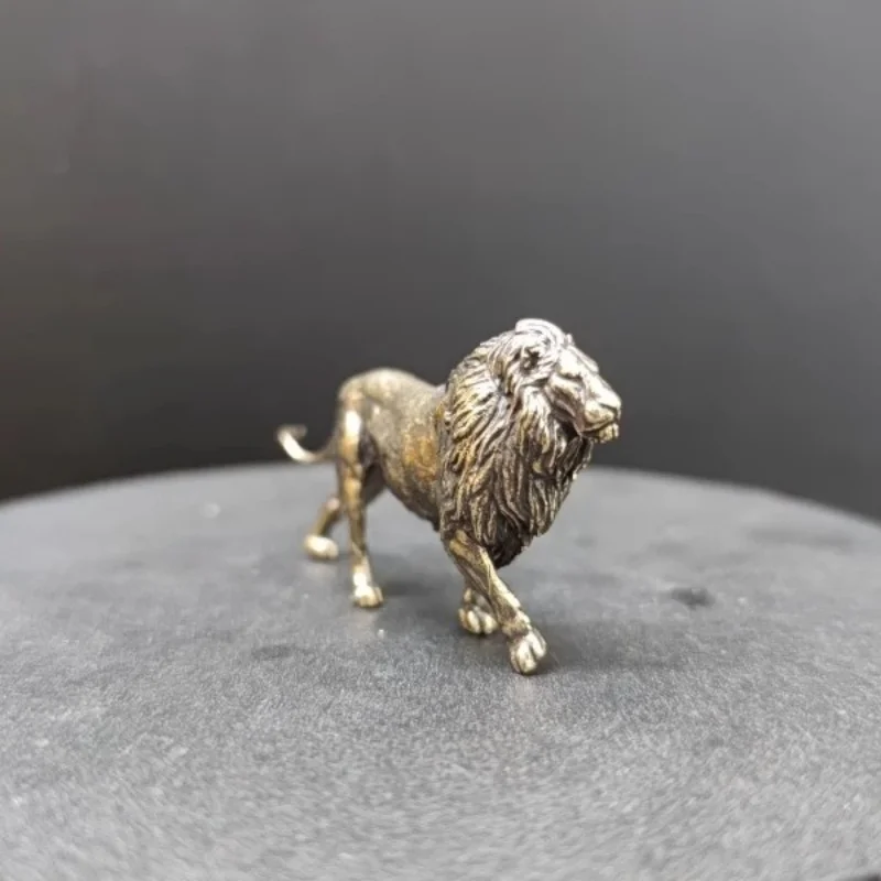 Mini Mosiężna Rzeźba Lwa, Ręko – Art Craft Lion recenzja i cena