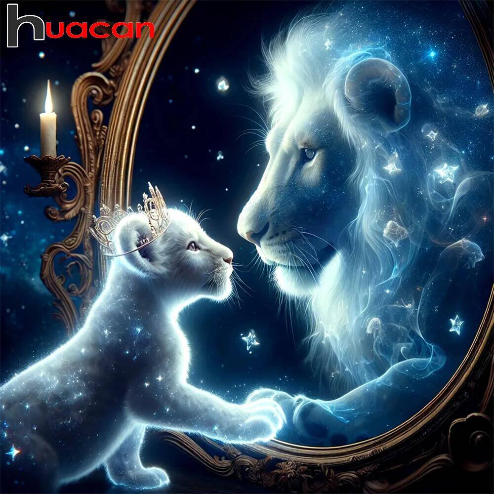Huacan Diamond Painting Animal – Art Craft Lion recenzja i cena