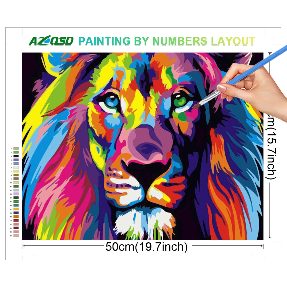 AZQSD Adult Paint By Numbers A – Art Craft Lion recenzja i cena