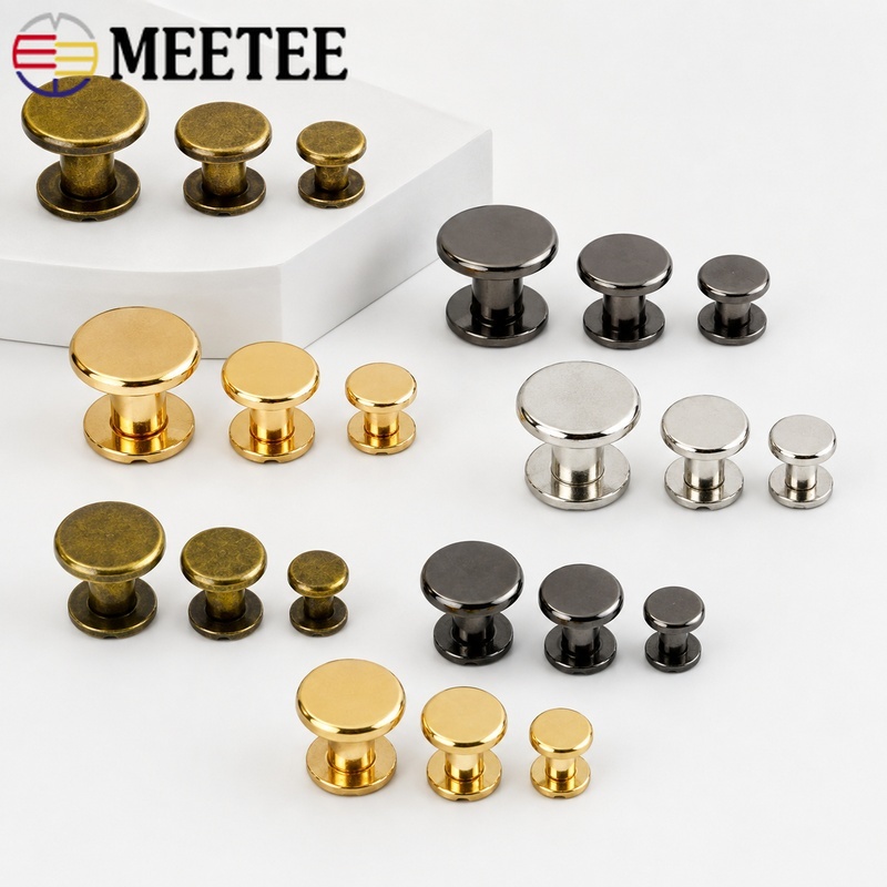 50/100 szt. 5-8mm Metalowe Nit – Bookbinding Supply Kit recenzja i cena