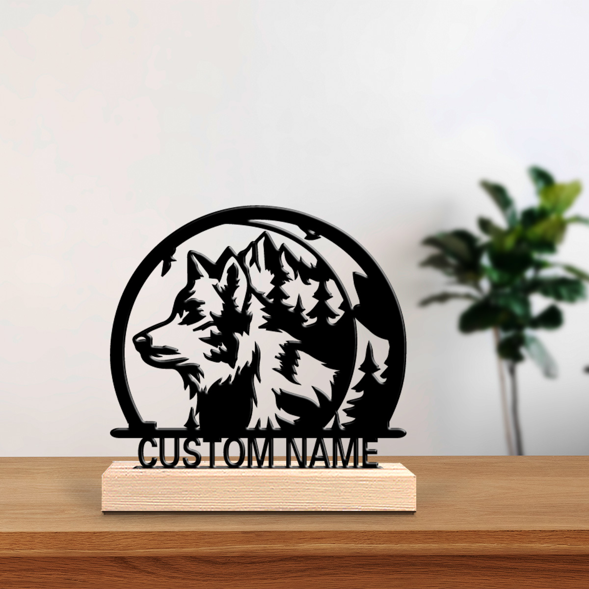 1 szt. Metalowa statuetka wilk – Art Craft Decoration recenzja i cena