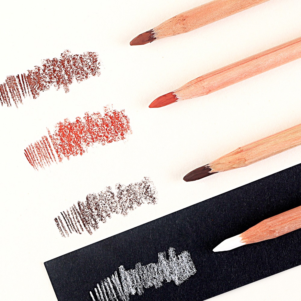 4 szt. Profesjonalny zestaw oł – Sketching Charcoal Set recenzja i cena