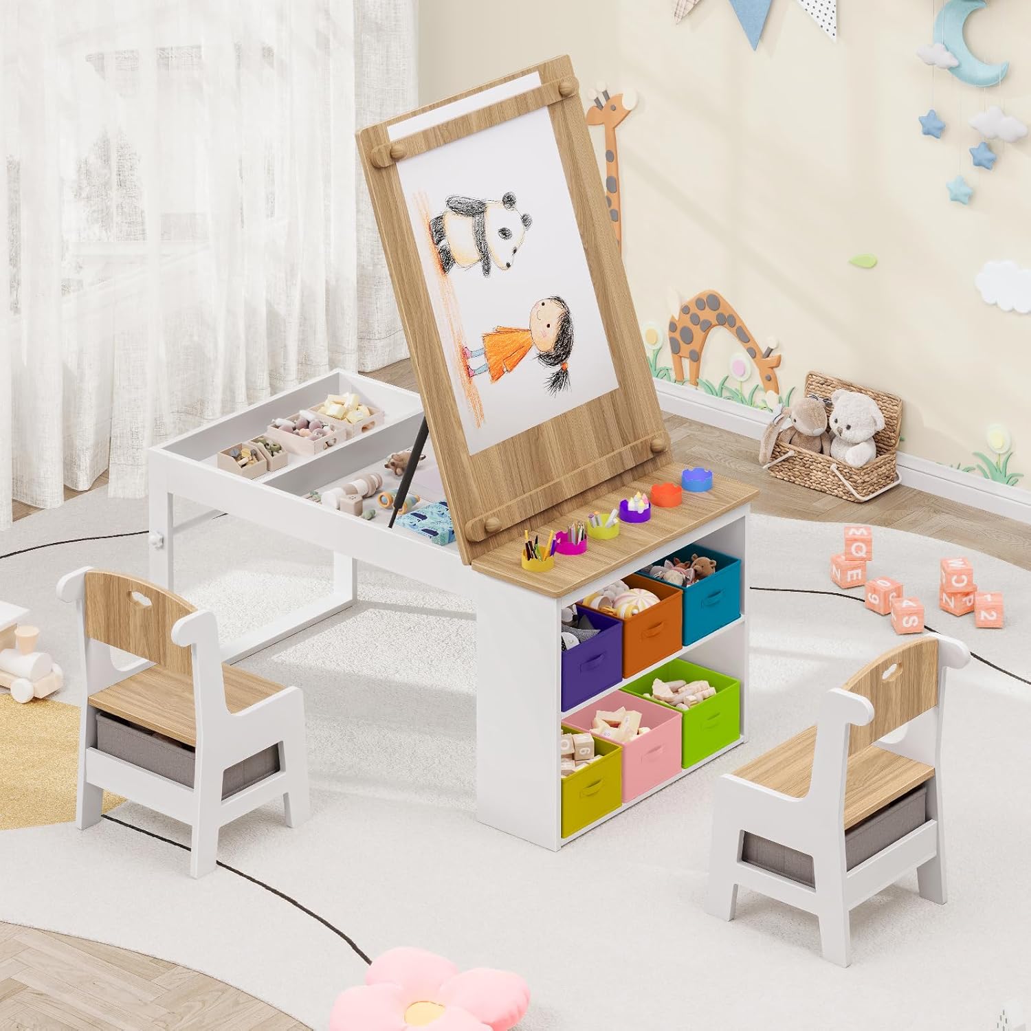 Stolik i krzesła dla dzieci, z – Art Craft Toddlers recenzja i cena