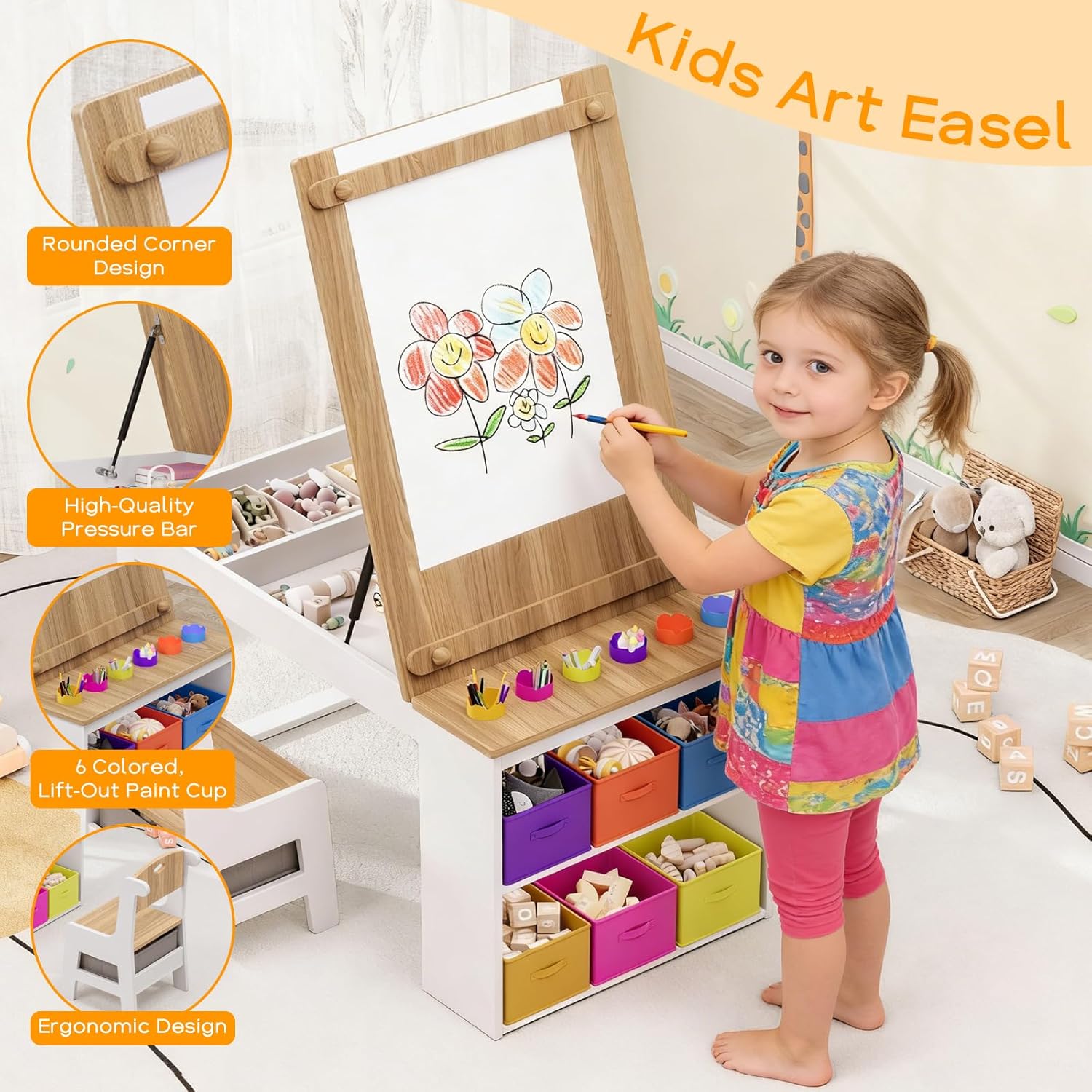 Stolik i krzesła dla dzieci, z – Art Craft Toddlers recenzja i cena
