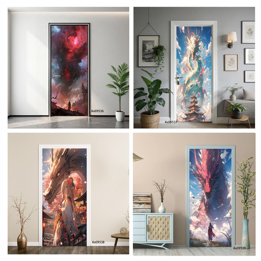 Fantazyjne naklejki na drzwi z – Art Craft Door recenzja i cena