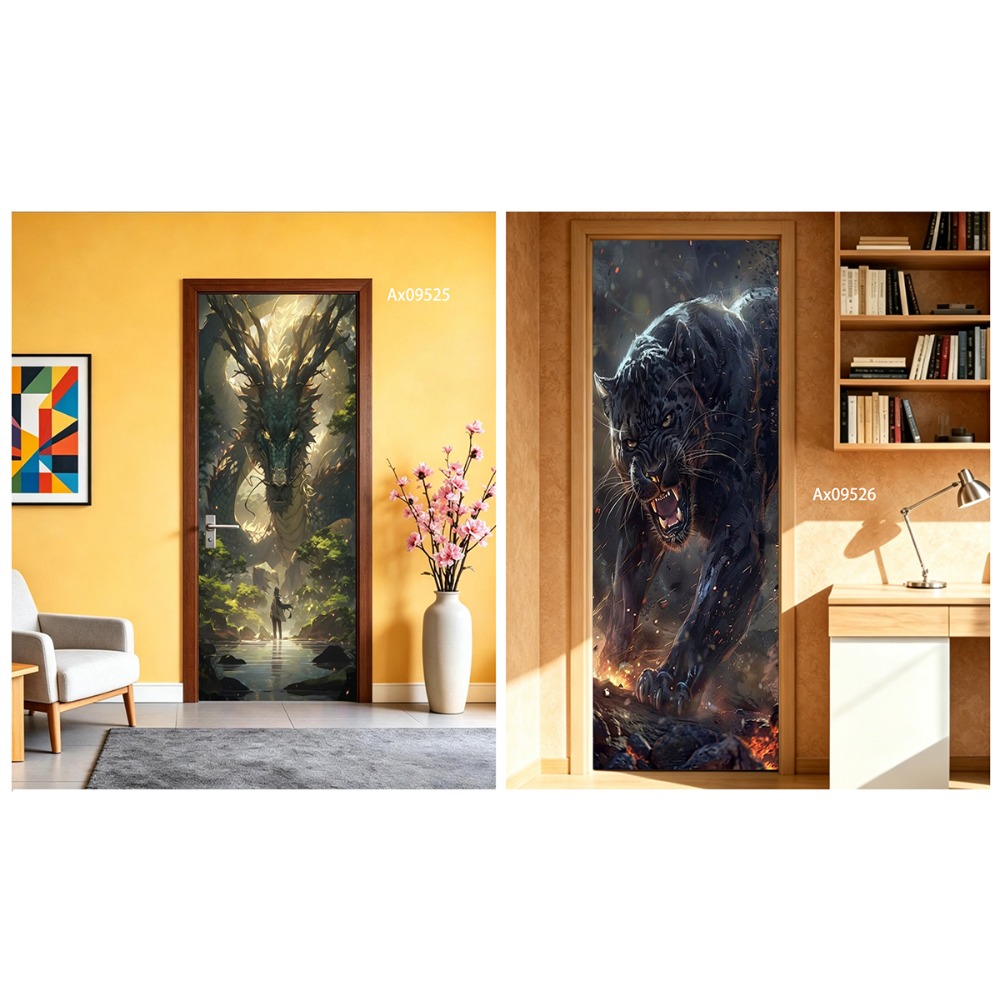 Fantazyjne naklejki na drzwi z – Art Craft Door recenzja i cena