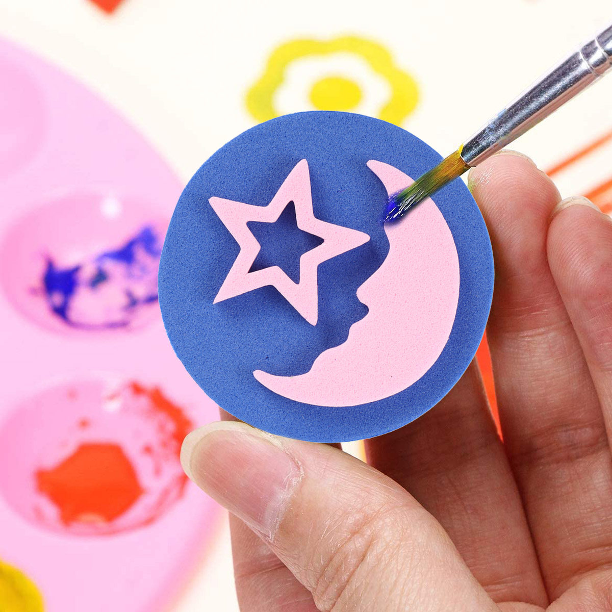 12 sztuk stempli do malowania  – Art Craft Toddlers recenzja i cena