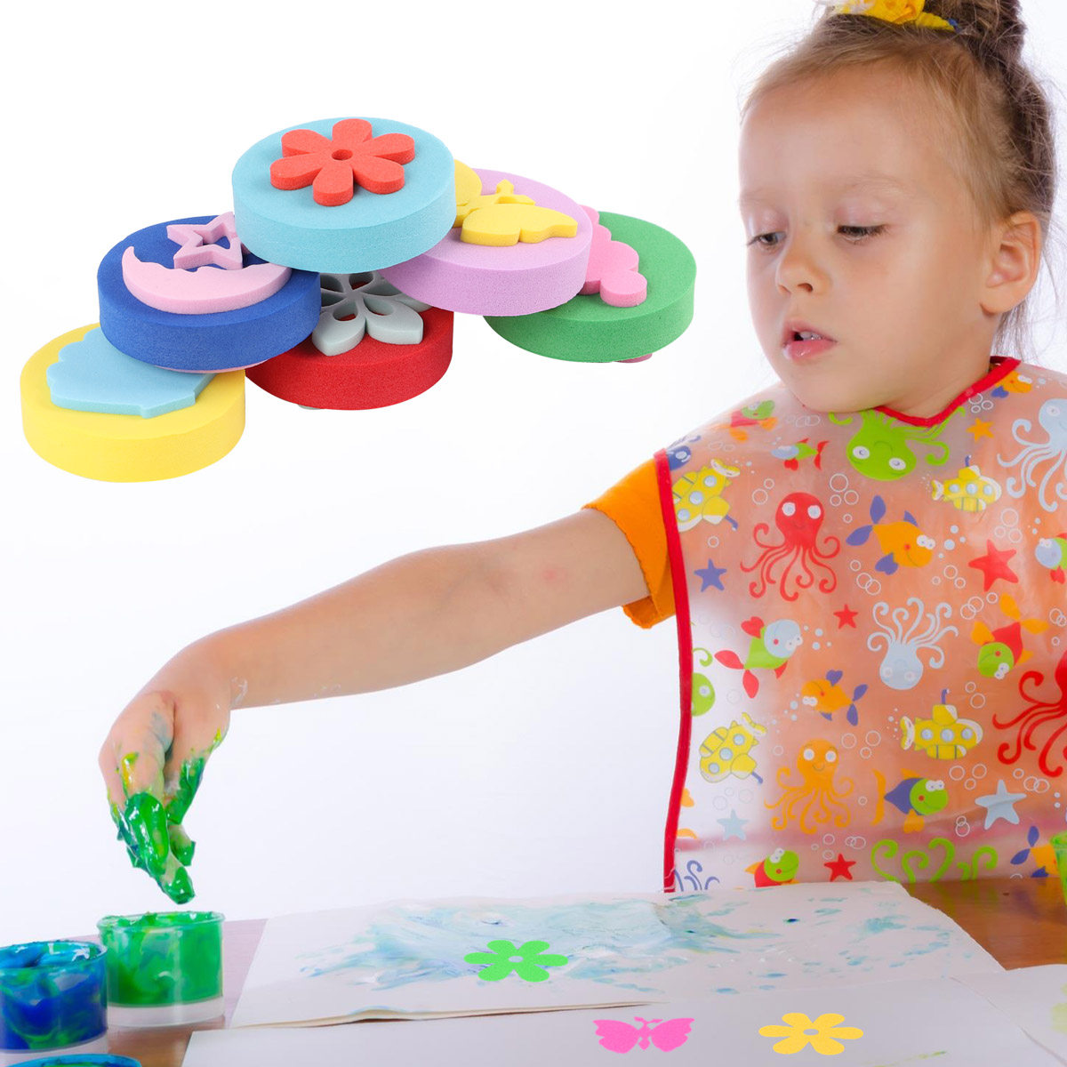 12 sztuk stempli do malowania  – Art Craft Toddlers recenzja i cena
