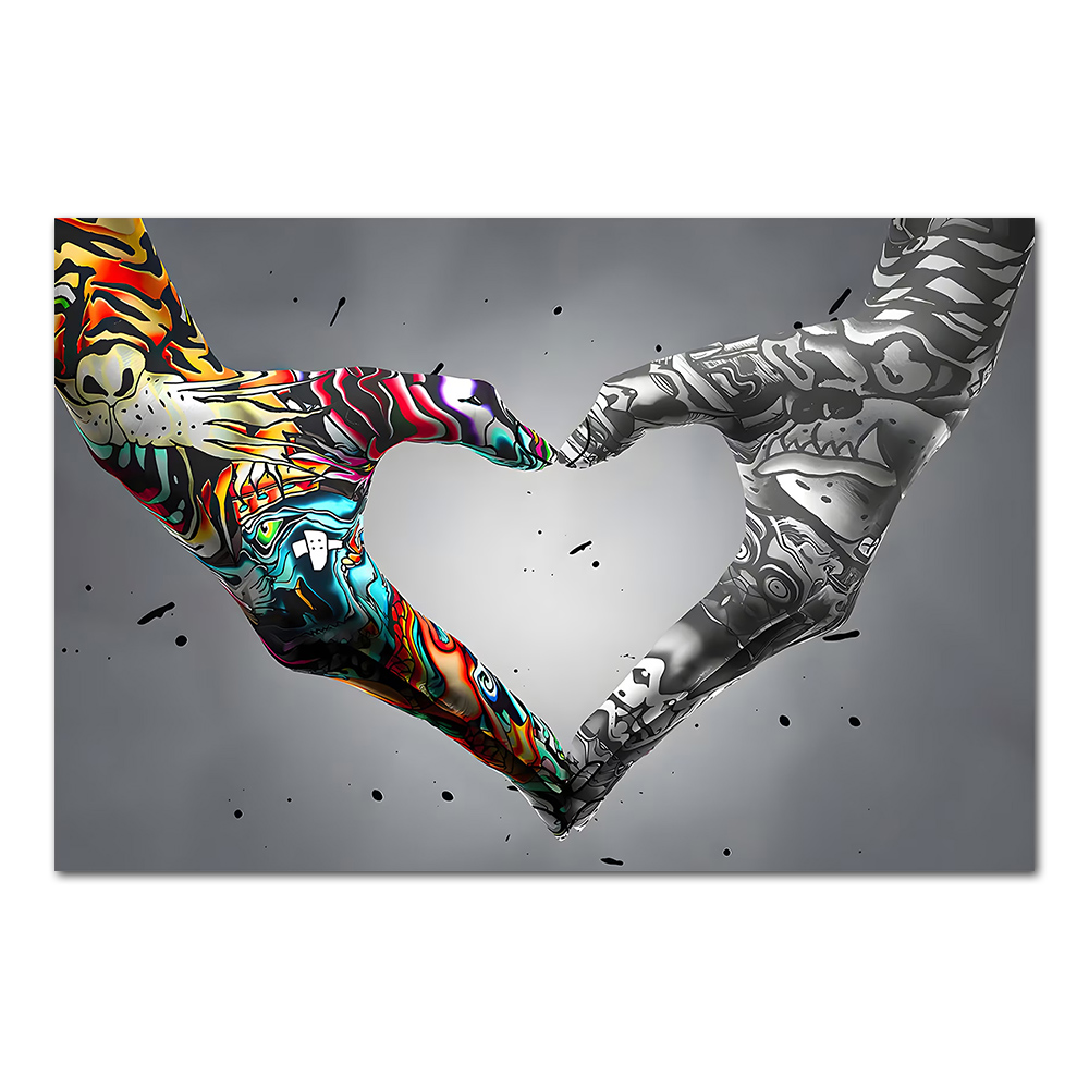 Graffiti Ręka Miłość Obraz na  – Art Craft Love recenzja i cena