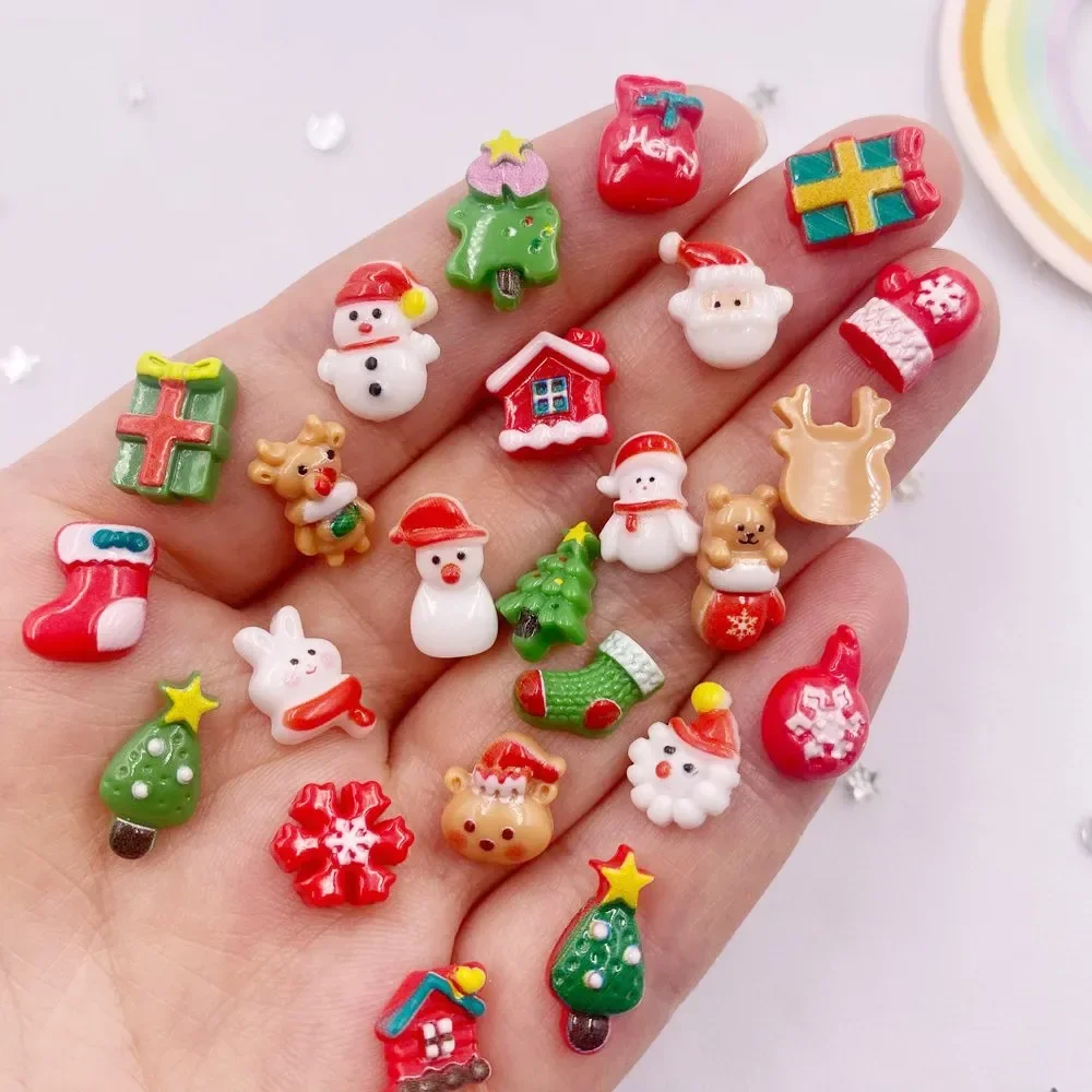 50 sztuk żywica Mini kolorowe  – Art Craft Christmas Tree recenzja i cena