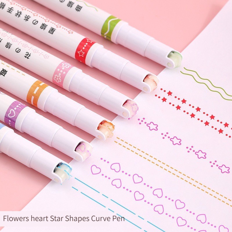 6 szt. Zakreślaczy z zakrzywio – Art Craft Stationery recenzja i cena